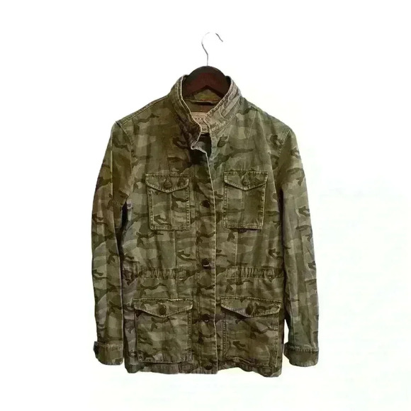 Tommy Hilfiger Women’s Camo Field Utility Jacket Size M - Picture 1 of 9
